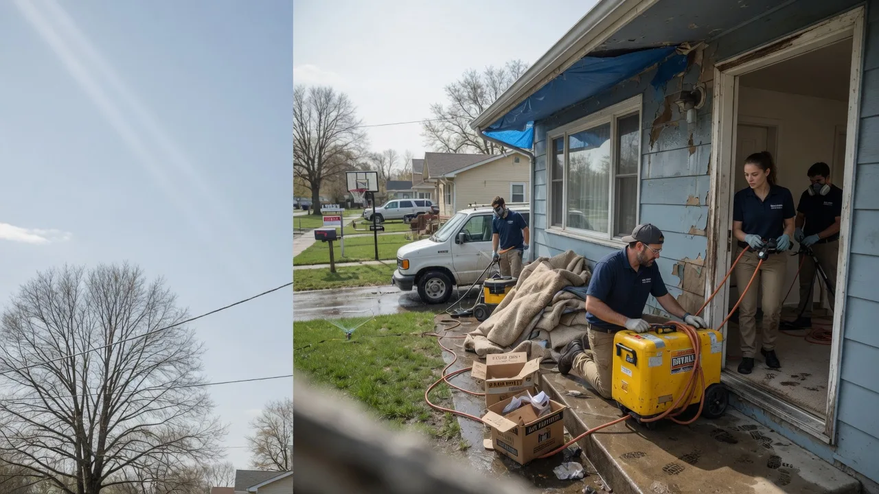 Basement Flood Cleanup in Tamms, IL near me